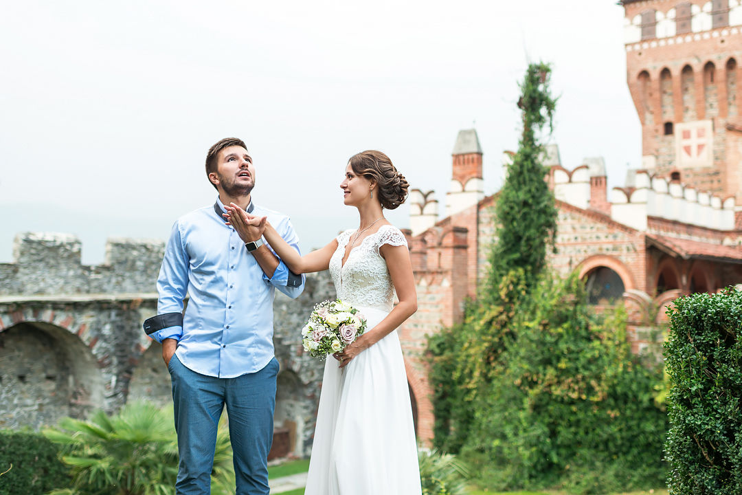 свадьба в замке в италии пьемонт иврея